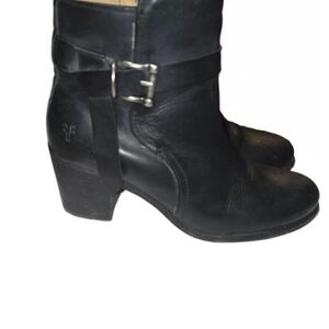 Frye Black Leather Boots